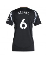 Arsenal Gabriel Magalhaes #6 Bortedrakt Dame 2024-25 Korte ermer